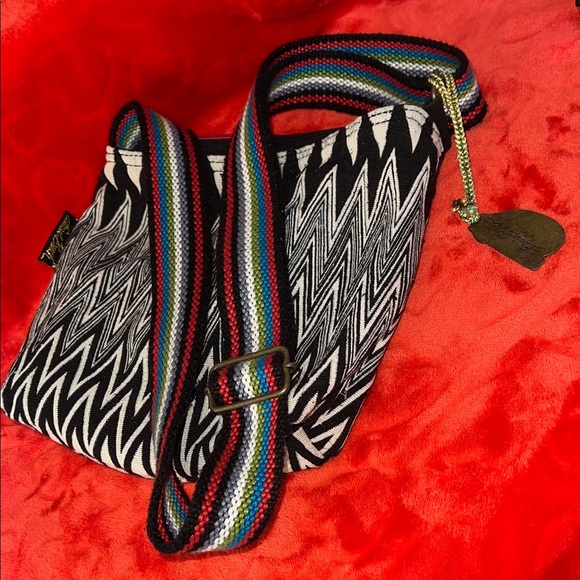 Laurel Burch Multicolor Cat Crossbody Bag - Picture 16 of 16